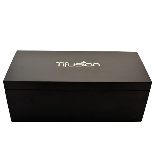 “Royal Touche” 18 Tb - Luxurious Matte Finished Solid Wood Elegant Chocolate Brown 3 Compartment Box With 18 Pyramid Shaped Tea Bags - Image 2