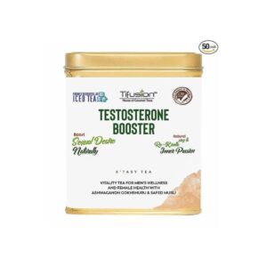 Tifusion Vitality Booster Tea For Men and Women Health With Gokhshuru, Ashwagandha, Safed Musli Natural Herbal Testosterone Booster Tea