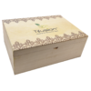 "Chaste" 60 Tb - Solid Pinewood 6 Compartment Box With 60 Single Chamber / Pyramid Tea Bags - Thumbnail Image 3