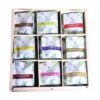 "Chaste" 90 Tb - Solid Pinewood 9 Compartment Box With 90 Single Chamber / Pyramid Tea Bags - Thumbnail Image 1