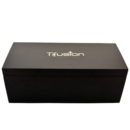 "Royal Touche” 30 Tea Bag - Luxurious Matte Finished Solid Wood Elegant Chocolate Brown 3 Compartment Box With 30 Pyramid Shaped Tea Bags - Image 2