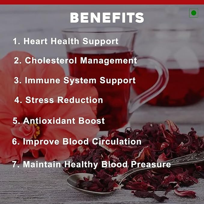 Tifusion Good Heart and Cholesterol Tea with Arjun Bark, Hawthorne, Hibiscus, Ashwagandha & Rooibos for Healthy Heart and Helps in Improving Immune System - Image 4