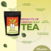 Tifusion Good Heart and Cholesterol Tea with Arjun Bark, Hawthorne, Hibiscus, Ashwagandha & Rooibos for Healthy Heart and Helps in Improving Immune System - Thumbnail Image 15