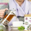Tifusion Slimming Healthy Green Tea for with Garcinia, Cinnamon, Ginger, Ashwagandha, Tulsi | Natural Herbal Whole Loose Leaf With Herbs - Thumbnail Image 3