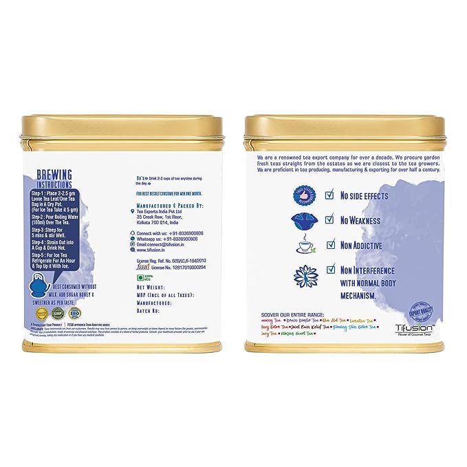 Tifusion Anti Stress Tea with Lemongrass, Valerian Roots & Chamomile Natural & Whole Loose Leaf Tea for Stress Relief Anxiety & Depression - Image 9