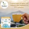 Tifusion Glowing Skin Detox Tea for Healthy Hair & Glowing Skin With Green Tea| Steep as Hot Skin Detox Tea or Iced Antioxidant Acne Herbal Cooler |For Antiageing Blemish Control Wrinkles Pimples - Thumbnail Image 3