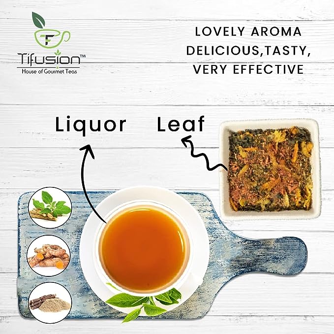 Tifusion Joint Pain Relief Tea with Boswellia, Punarnava, Moringa, Ashwagandha, Giloy | Joint Support Herbal Tea to Reduce Stiffness & Inflammation - Image 8