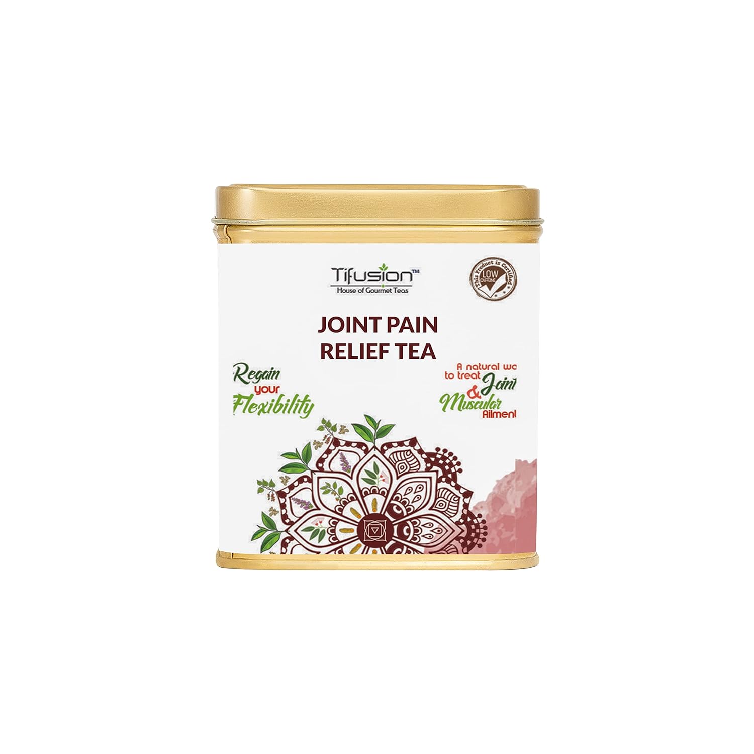 Tifusion Joint Pain Relief Tea with Boswellia, Punarnava, Moringa, Ashwagandha, Giloy | Joint Support Herbal Tea to Reduce Stiffness & Inflammation - Image 1