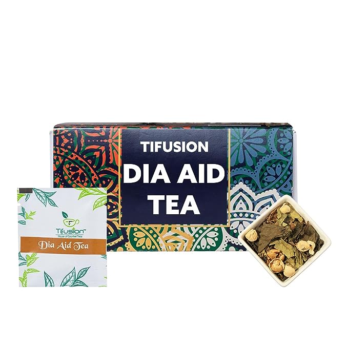 Tifusion Anti Diabetes Tea with Gymnemma Syluestre, Vijaysar, Jamun Seeds, Giloy, Paneer Dodi for Redulating Blood Sugar Levels, Support Diabetes Balance Tea - Image 4