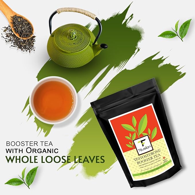 Tifusion Vitality Booster Tea For Men and Women Health With Gokhshuru, Ashwagandha, Safed Musli Natural Herbal Testosterone Booster Tea - Image 12