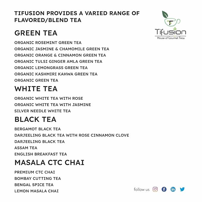 Tifusion Natural Bergamot Black Whole Leaf Tea with Vitamin C Earl Grey Black Tea Stress Buster Whole Leaf Black Tea - Image 8