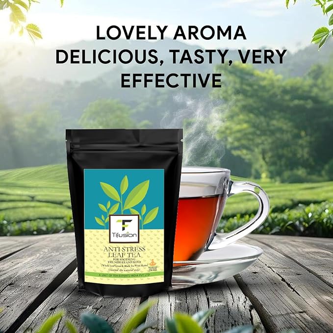 Tifusion Anti Stress Tea with Lemongrass, Valerian Roots & Chamomile Natural & Whole Loose Leaf Tea for Stress Relief Anxiety & Depression - Image 22