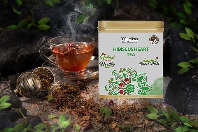 Tifusion Good Heart and Cholesterol Tea with Arjun Bark, Hawthorne, Hibiscus, Ashwagandha & Rooibos for Healthy Heart and Helps in Improving Immune System - Image 11