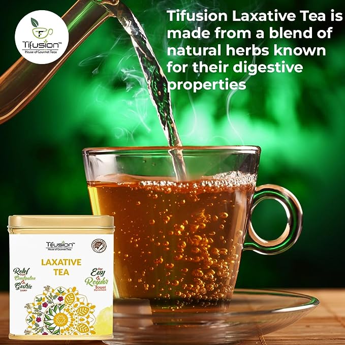 Tifusion Laxative Tea anti constipation Digestive Tea with Dandelion Senna Triphala Aloe Clove | Natural Whole Loose leaves Tea - Image 7