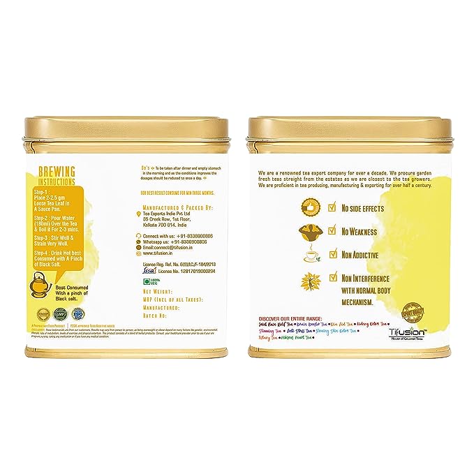 Tifusion Laxative Tea anti constipation Digestive Tea with Dandelion Senna Triphala Aloe Clove | Natural Whole Loose leaves Tea - Image 10