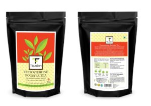 Tifusion Vitality Booster Tea For Men and Women Health With Gokhshuru, Ashwagandha, Safed Musli Natural Herbal Testosterone Booster Tea