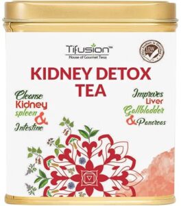 Tifusion Kidney Detox Tea with Dandelion Root & Amp, Chicory, Kalmegh, Green Tea ,Tulsi | Detox , Improves Digestive Health | Anti Inflammatory and Anti Oxidant Rich Herbal Tea