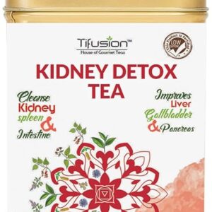 Tifusion Kidney Detox Tea with Dandelion Root & Amp, Chicory, Kalmegh, Green Tea ,Tulsi | Detox , Improves Digestive Health | Anti Inflammatory and Anti Oxidant Rich Herbal Tea