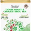 Tifusion Good Heart and Cholesterol Tea with Arjun Bark, Hawthorne, Hibiscus, Ashwagandha & Rooibos for Healthy Heart and Helps in Improving Immune System - Thumbnail Image 1