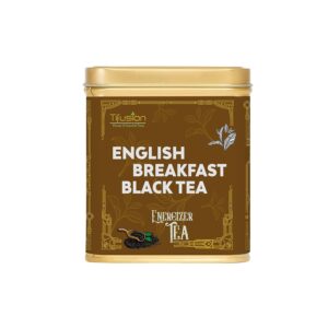 Tifusion Refreshing English Breakfast Tea with Blend of Upper Assam & Nilgiri Black Tea Classic Range Strong and Rich Flavourful Full Bodied Loose Leaf Tea