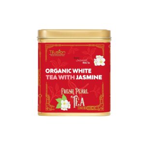 Tifusion Organic White Tea With Jasmine For Healthy Glowing Skin And Immunity Booster Anti oxidant Rich Aromatic Tasty World Healthiest Tea